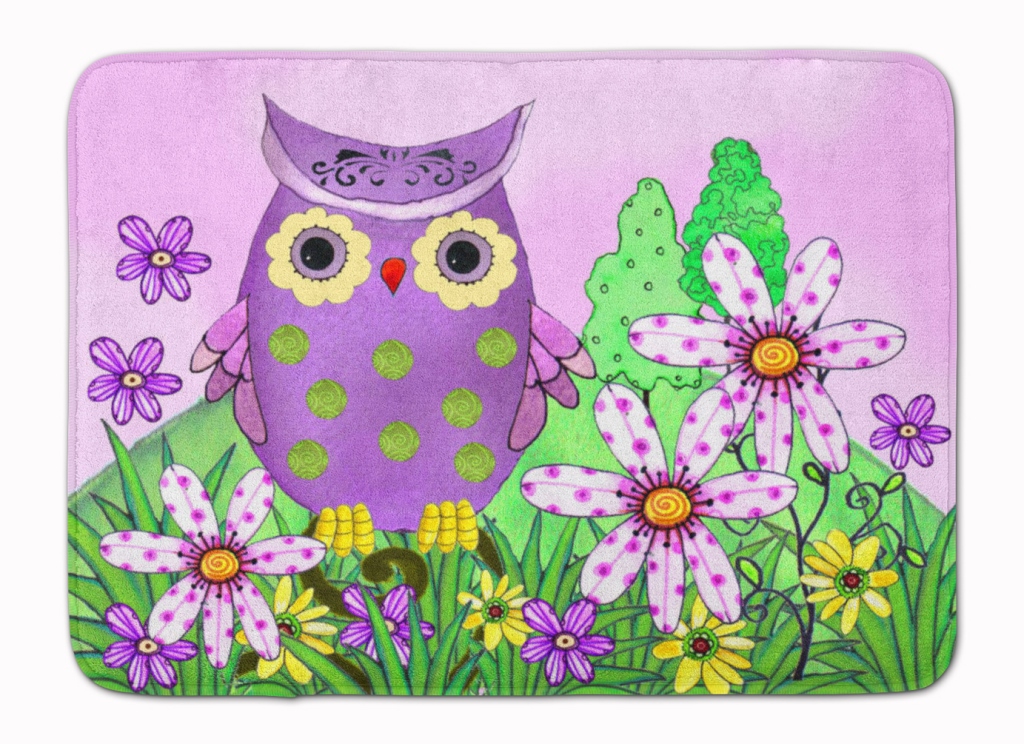Who is Your Friend Owl Machine Washable Memory Foam Mat