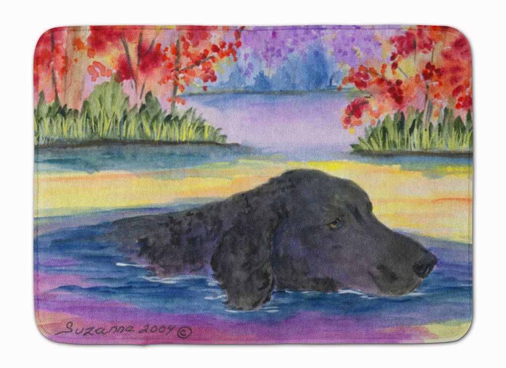 SS8043RUG Curly Coated Retriever Machine Washable Memory Foam Mat