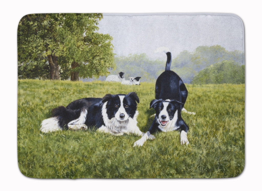 Lets Play Border Collie Machine Washable Memory Foam Mat