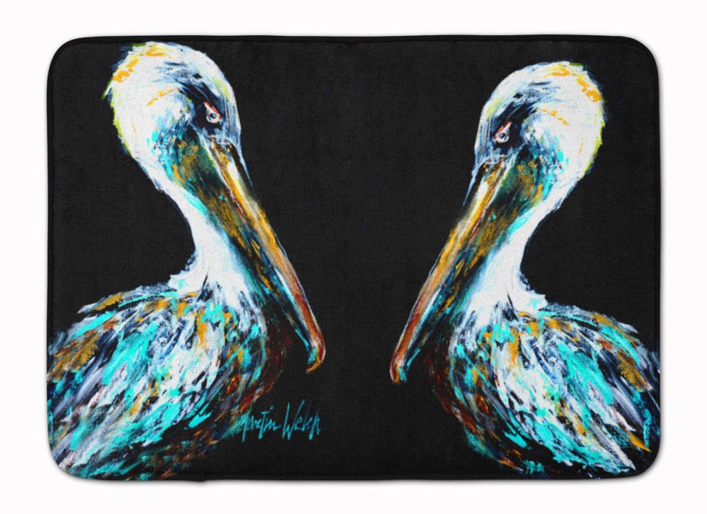 MW1164RUG Dressed in Black Pelican Machine Washable Memory Foam Mat