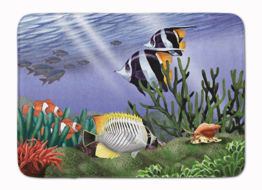 PTW2034RUG Undersea Fantasy 9 Machine Washable Memory Foam Mat