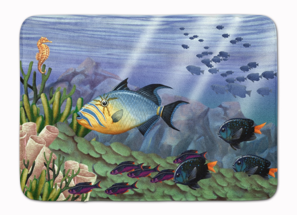 PTW2035RUG Undersea Fantasy 10 Machine Washable Memory Foam Mat