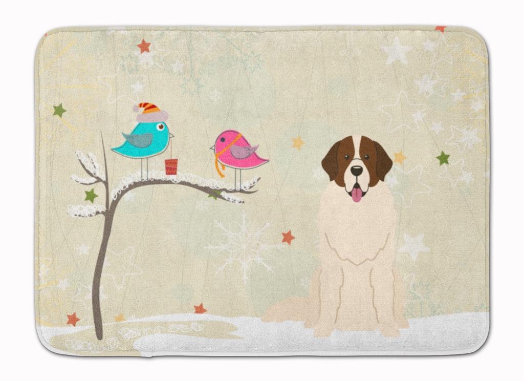 Christmas Presents Moscow Watchdog Machine Washable Memory Foam Mat