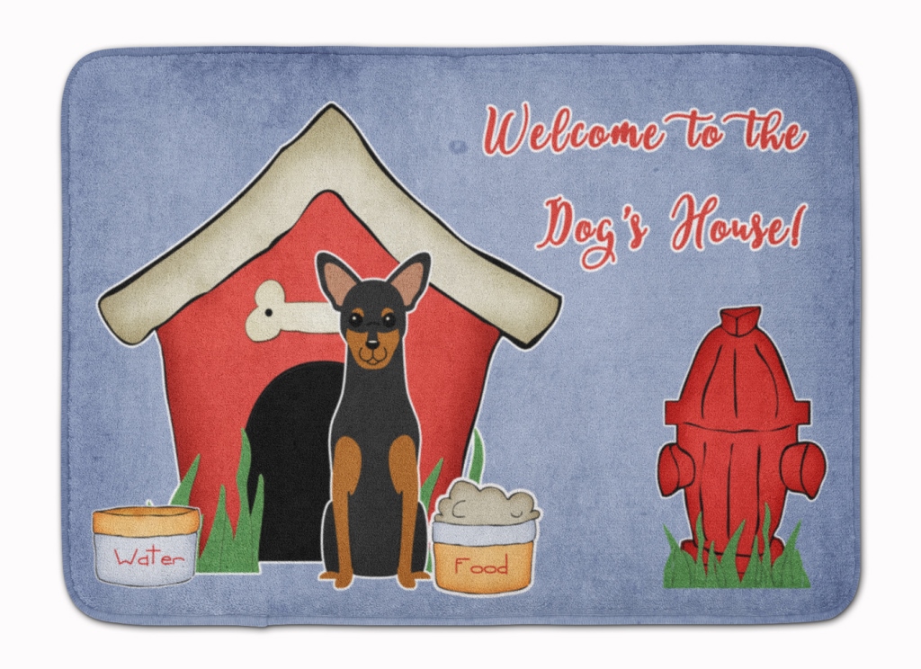 BB2782RUG Dog House Collection Manchester Terrier Machine Washable Memory Foam Mat