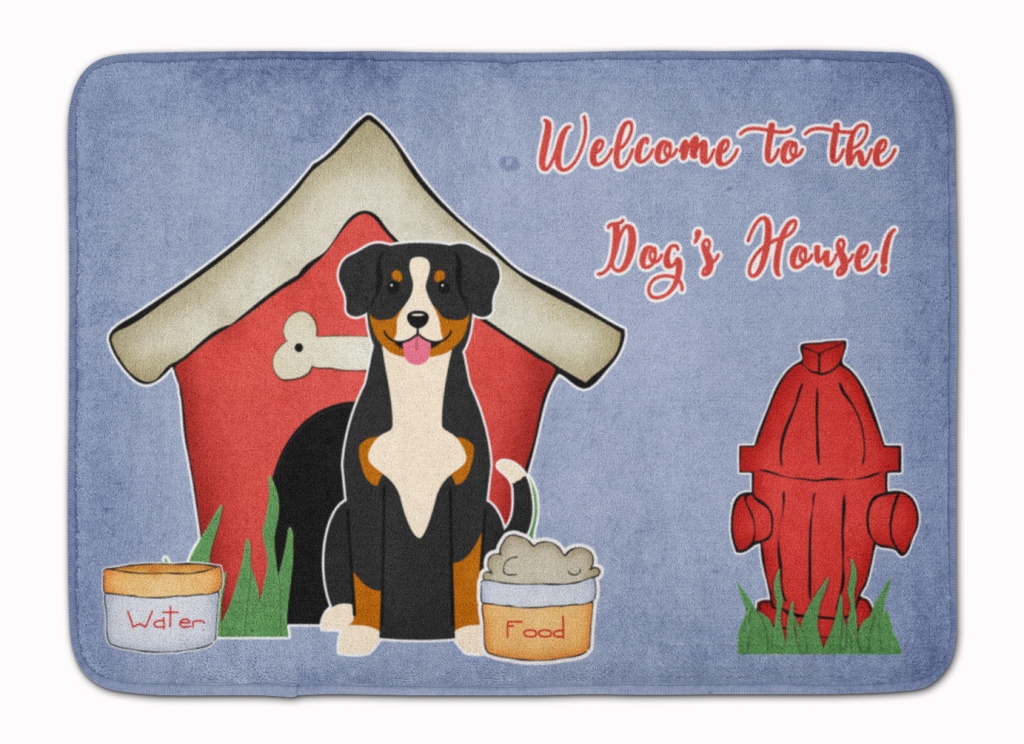 BB2792RUG Dog House Collection Entlebucher Machine Washable Memory Foam Mat