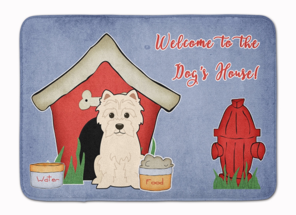 Dog House Collection Westie Machine Washable Memory Foam Mat