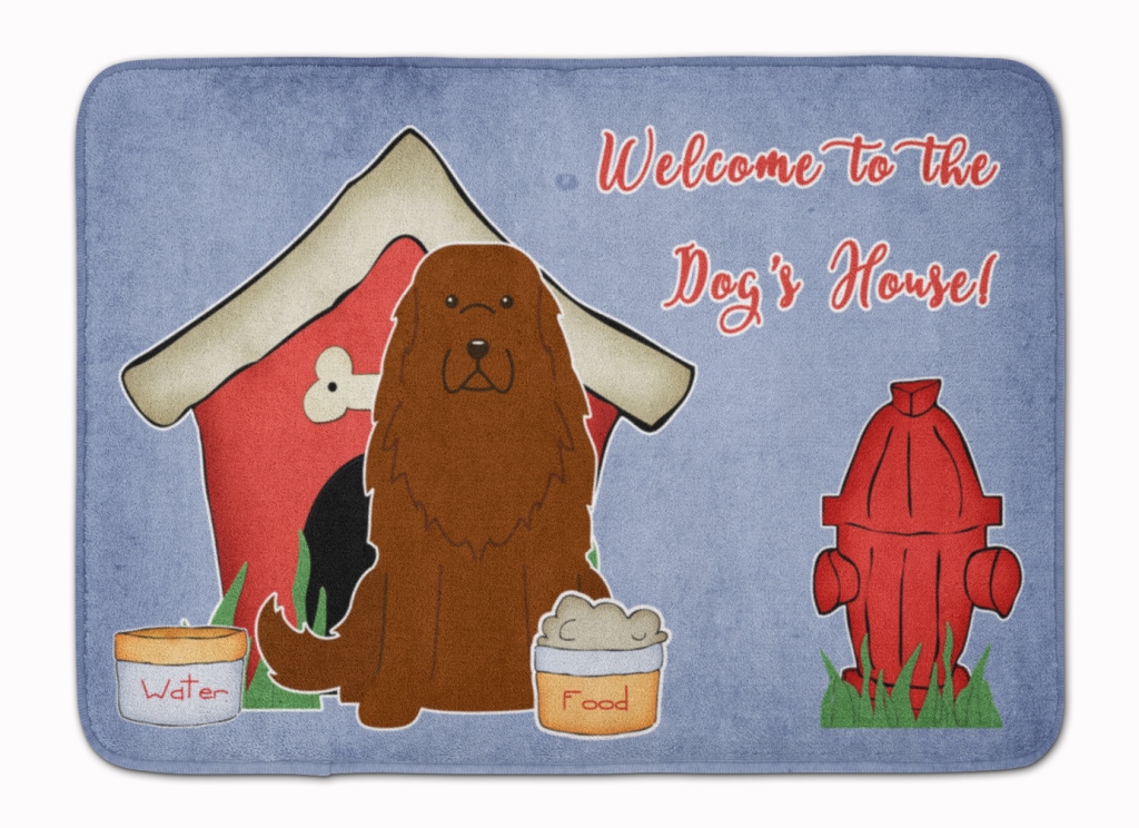 Dog House Caucasian Shepherd Dog Machine Washable Memory Foam Mat
