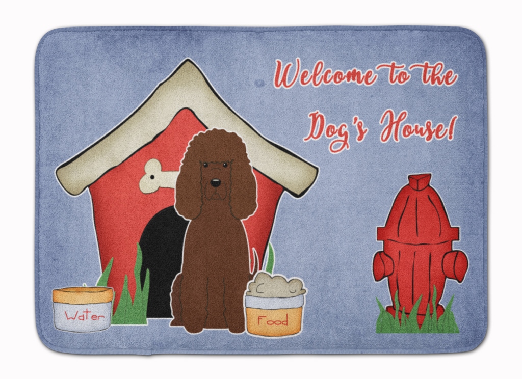 Dog House Irish Water Spaniel Machine Washable Memory Foam Mat