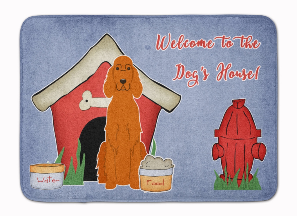Dog House Collection Irish Setter Machine Washable Memory Foam Mat