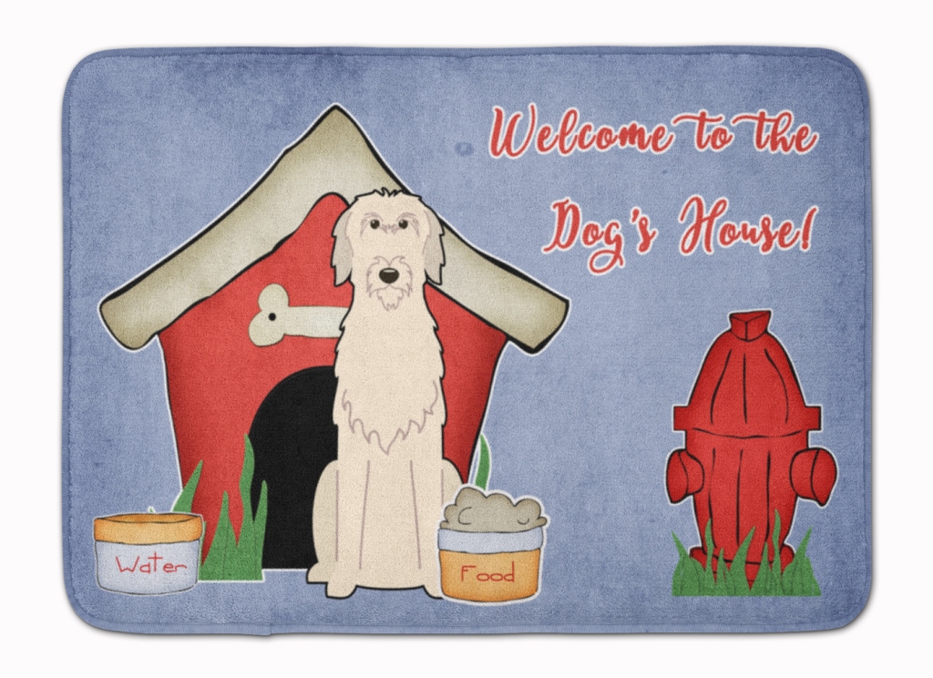 Dog House Collection Irish Wolfhound Machine Washable Memory Foam Mat