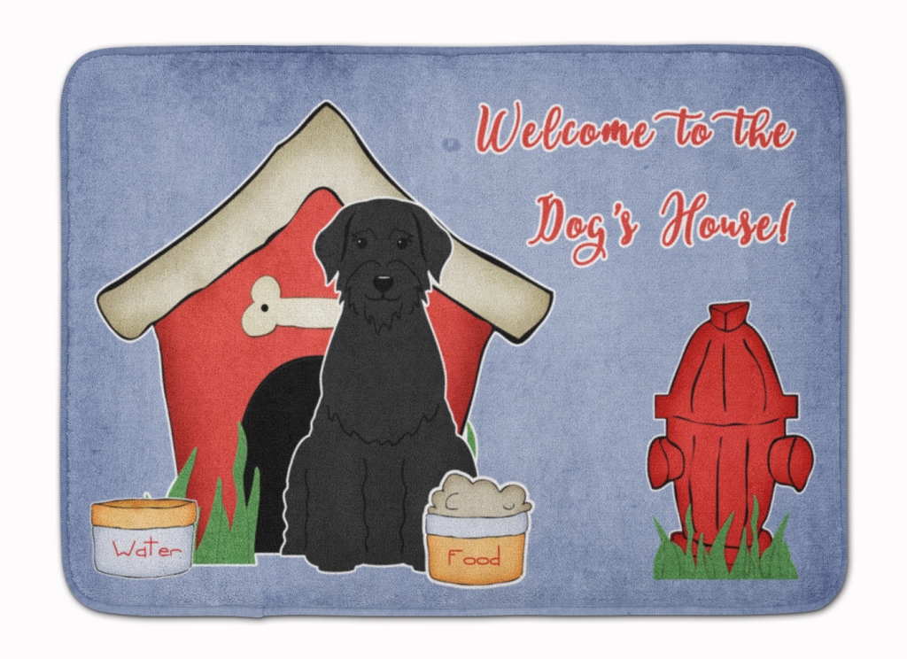 Dog House Collection Giant Schnauzer Machine Washable Memory Foam Mat