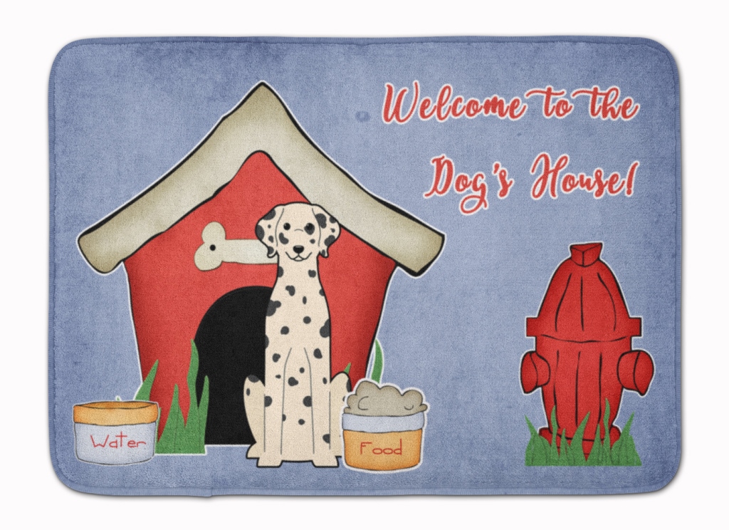 Dog House Collection Dalmatian Machine Washable Memory Foam Mat