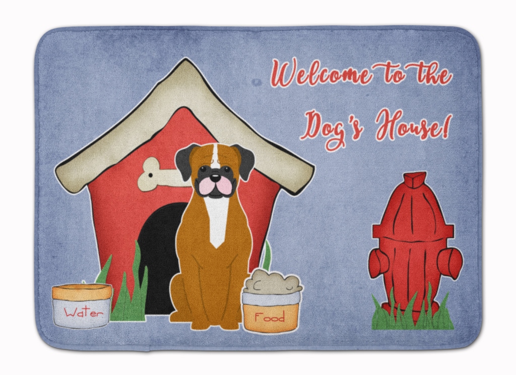 Dog House Collection Flashy Fawn Boxer Machine Washable Memory Foam Mat