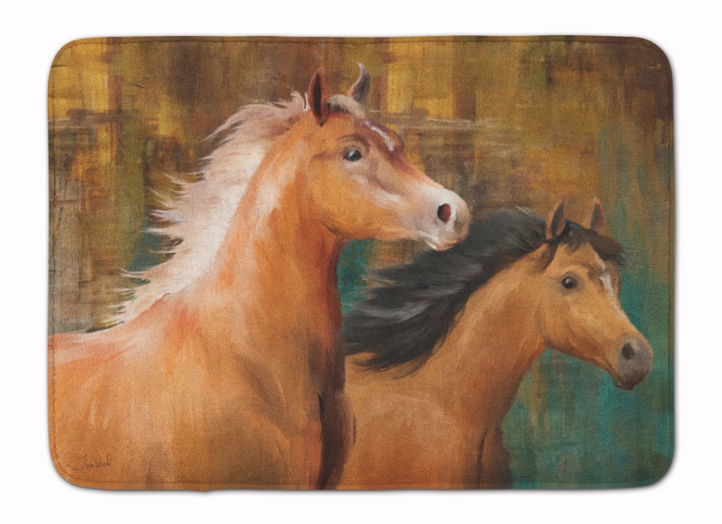 PTW2021RUG Horse Duo Machine Washable Memory Foam Mat