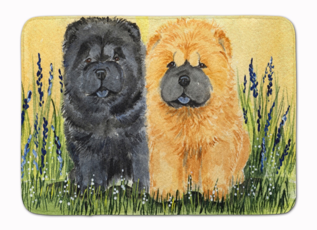 SS7006RUG Chow Chow Machine Washable Memory Foam Mat