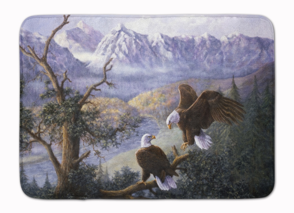 Eagles by Daphne Baxter Machine Washable Memory Foam Mat