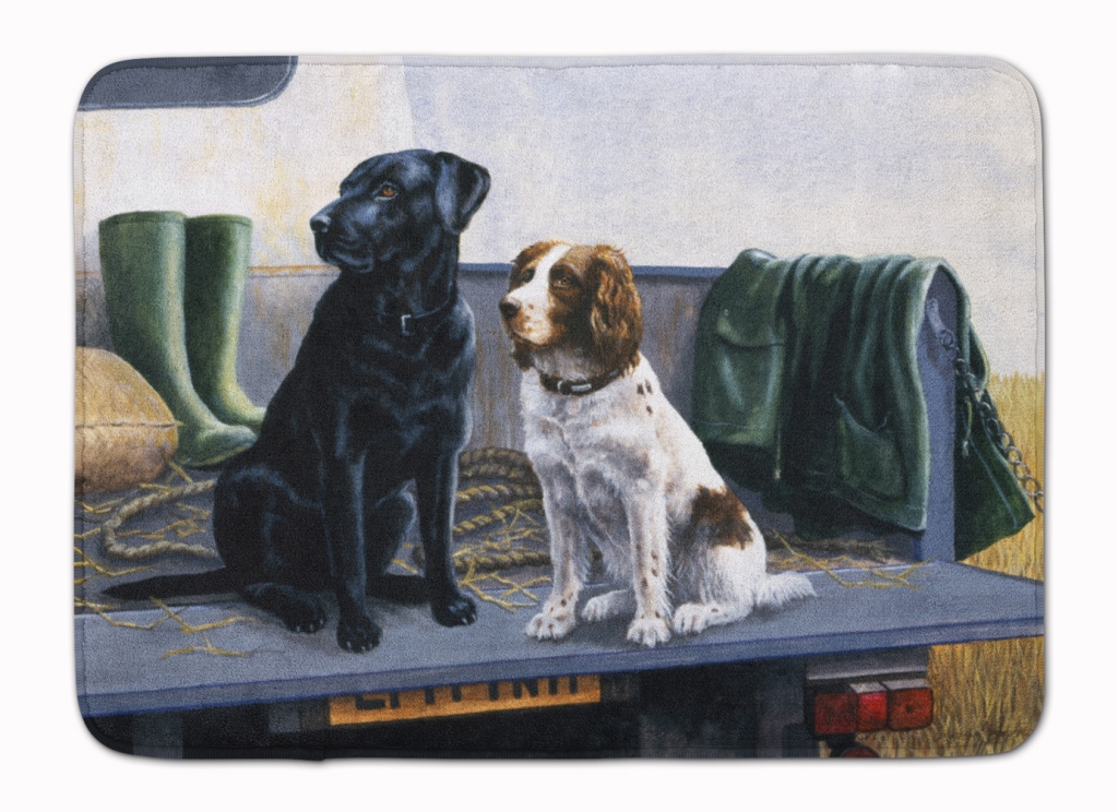 BDBA0341RUG The Tailgate Labrador Springer Spaniel Machine Washable Memory Foam Mat