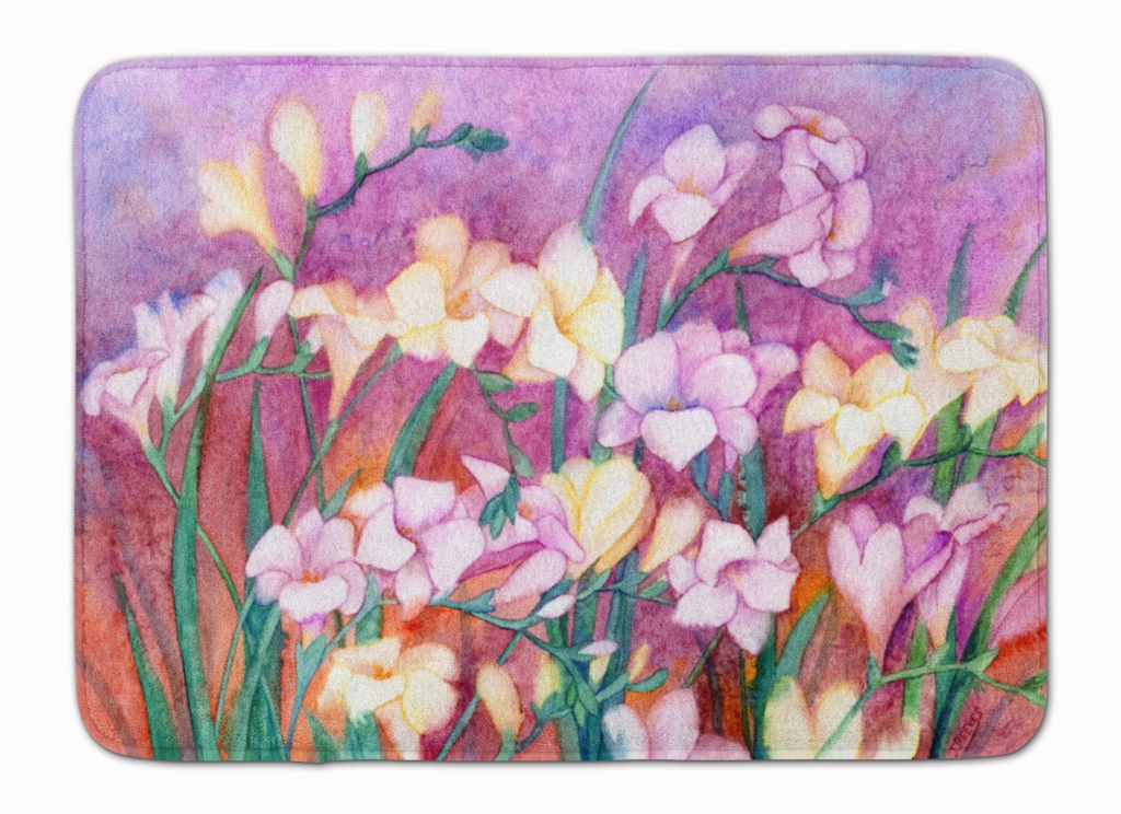 IBD0249RUG Freesias Machine Washable Memory Foam Mat