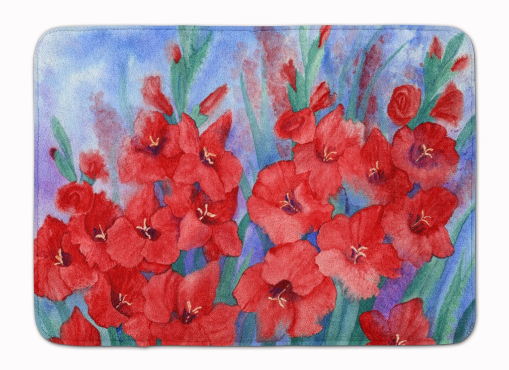 IBD0250RUG Gladioli Machine Washable Memory Foam Mat