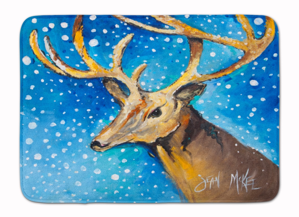 JMK1009RUG Reindeer Machine Washable Memory Foam Mat