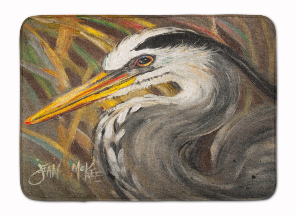 JMK1012RUG Blue Heron Machine Washable Memory Foam Mat