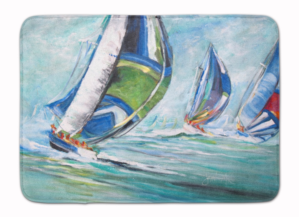 JMK1030RUG Boat Race Machine Washable Memory Foam Mat