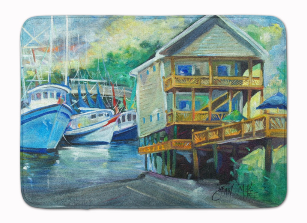 JMK1069RUG Ocean Springs Harbour Landing Machine Washable Memory Foam Mat