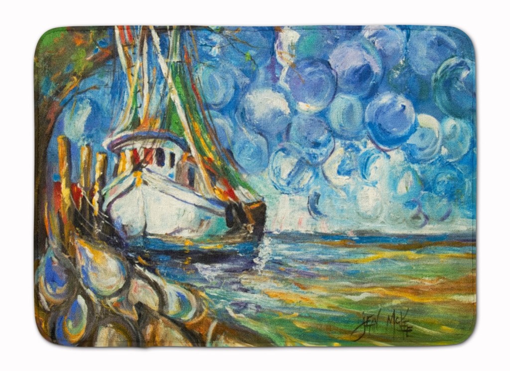 JMK1080RUG Shrimp Boat 101 Machine Washable Memory Foam Mat