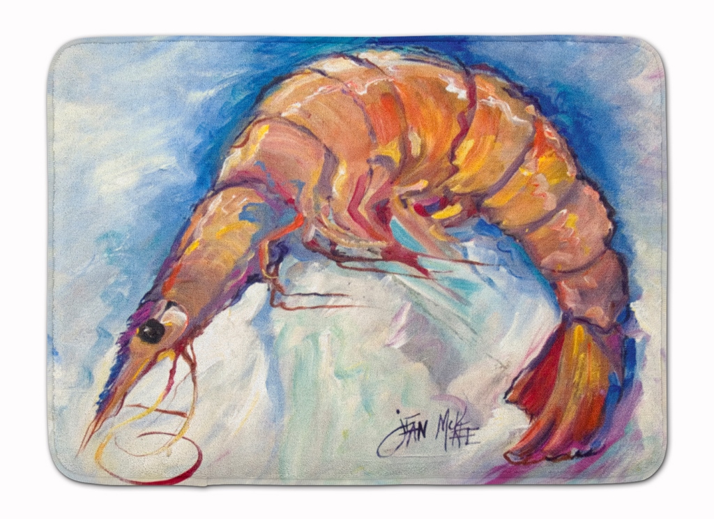 JMK1112RUG Shrimp Machine Washable Memory Foam Mat