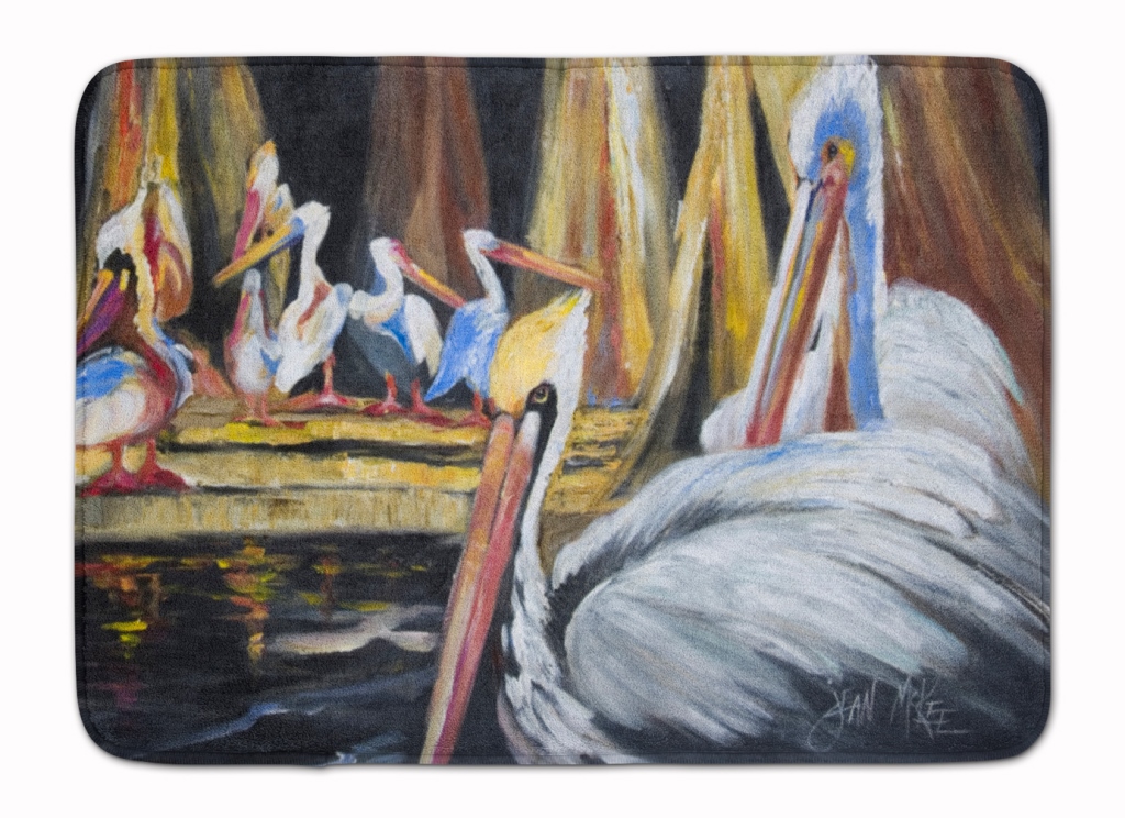 JMK1137RUG Pelicans Machine Washable Memory Foam Mat