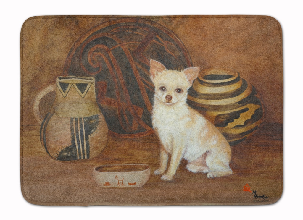 Chihuahua Ancient History Machine Washable Memory Foam Mat