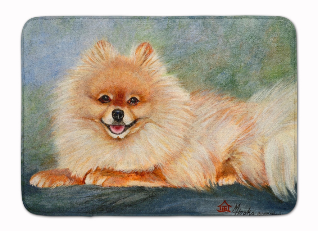 MH1055RUG Pomeranian Full Body Machine Washable Memory Foam Mat