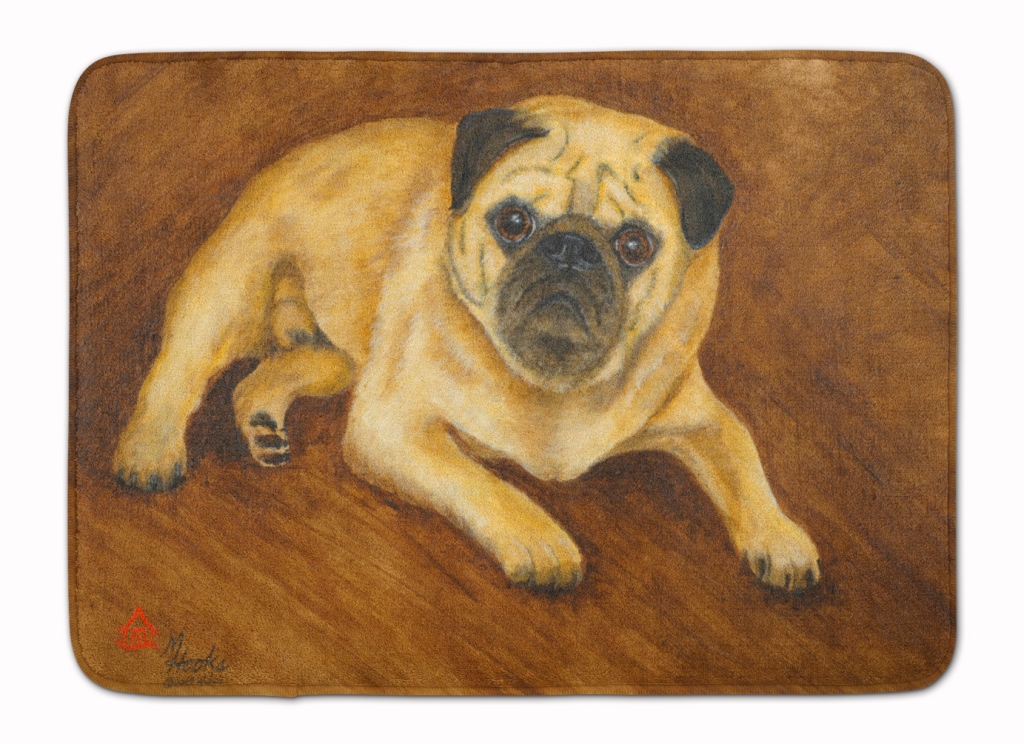 Fawn Pug Roscoe Machine Washable Memory Foam Mat