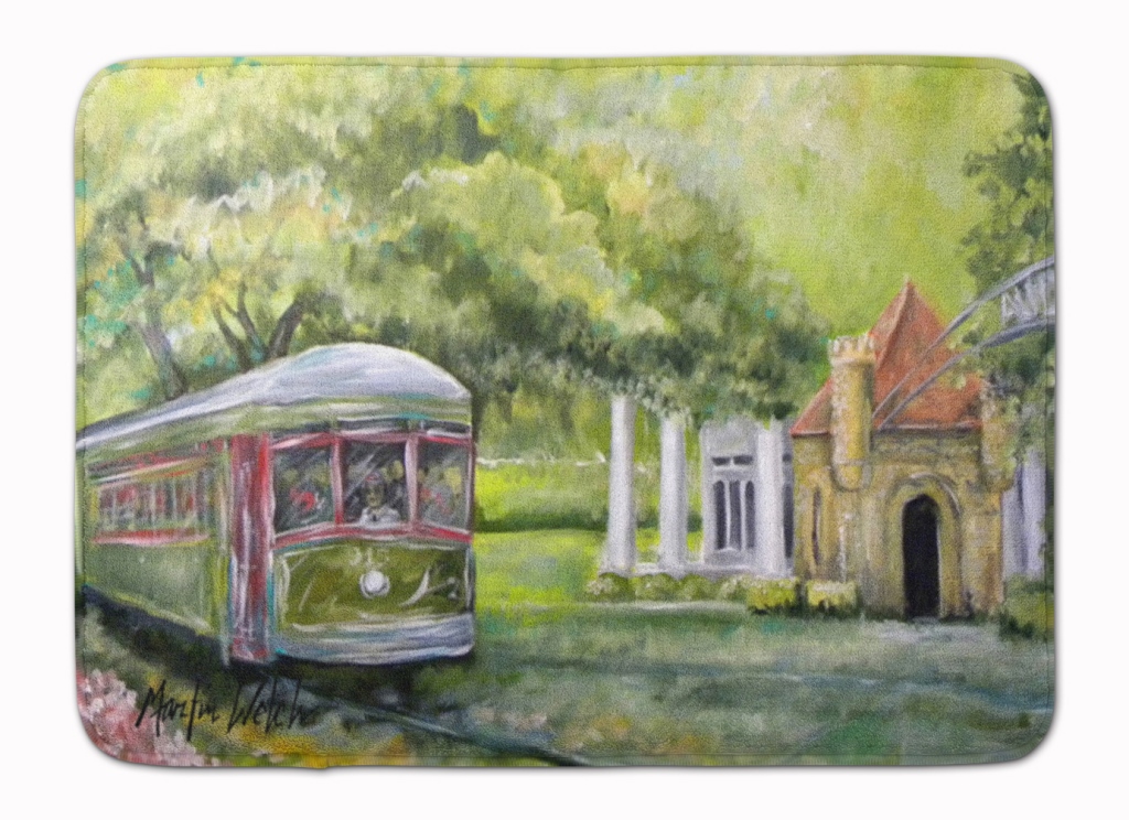 Streetcar Next Stop Audubon Park Machine Washable Memory Foam Mat