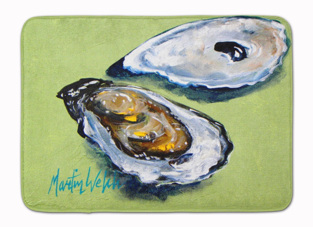 MW1102RUG Oysters Two Shells Machine Washable Memory Foam Mat