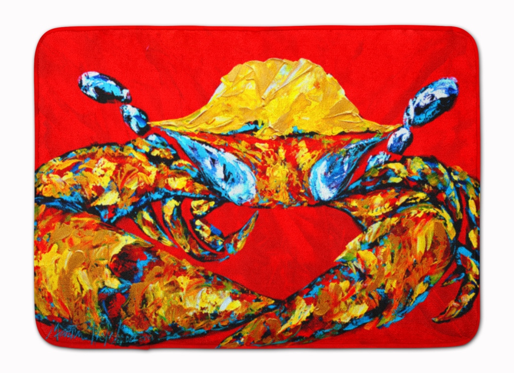 MW1115RUG Crab Fat & Sassy Machine Washable Memory Foam Mat