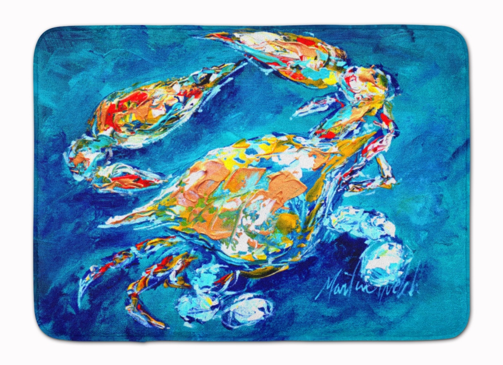 MW1153RUG By Chance Crab Machine Washable Memory Foam Mat