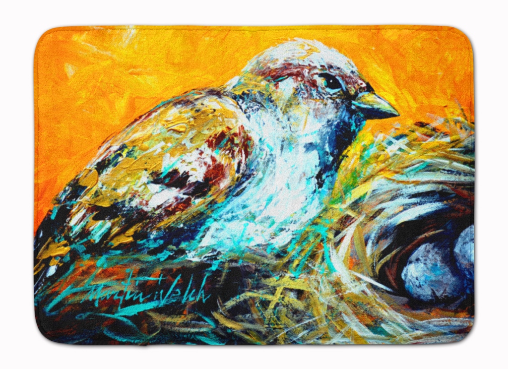 MW1158RUG Look at the Birdie Machine Washable Memory Foam Mat