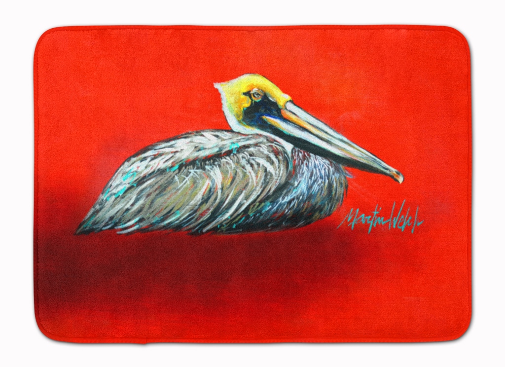 MW1232RUG Sitting Brown Pelican Machine Washable Memory Foam Mat
