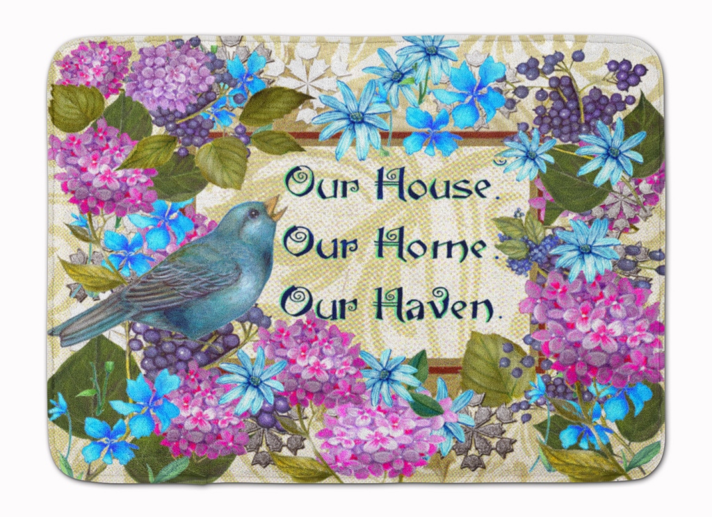 Our House Our Home Our Haven Machine Washable Memory Foam Mat