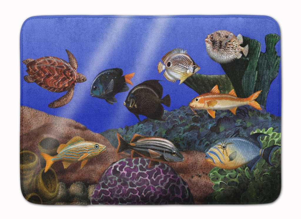 PTW2028RUG Undersea Fantasy 1 Machine Washable Memory Foam Mat
