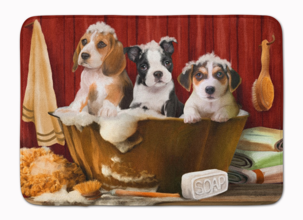 Beagle - Boston Terrier & Jack Russell Machine Washable Memory Foam Mat