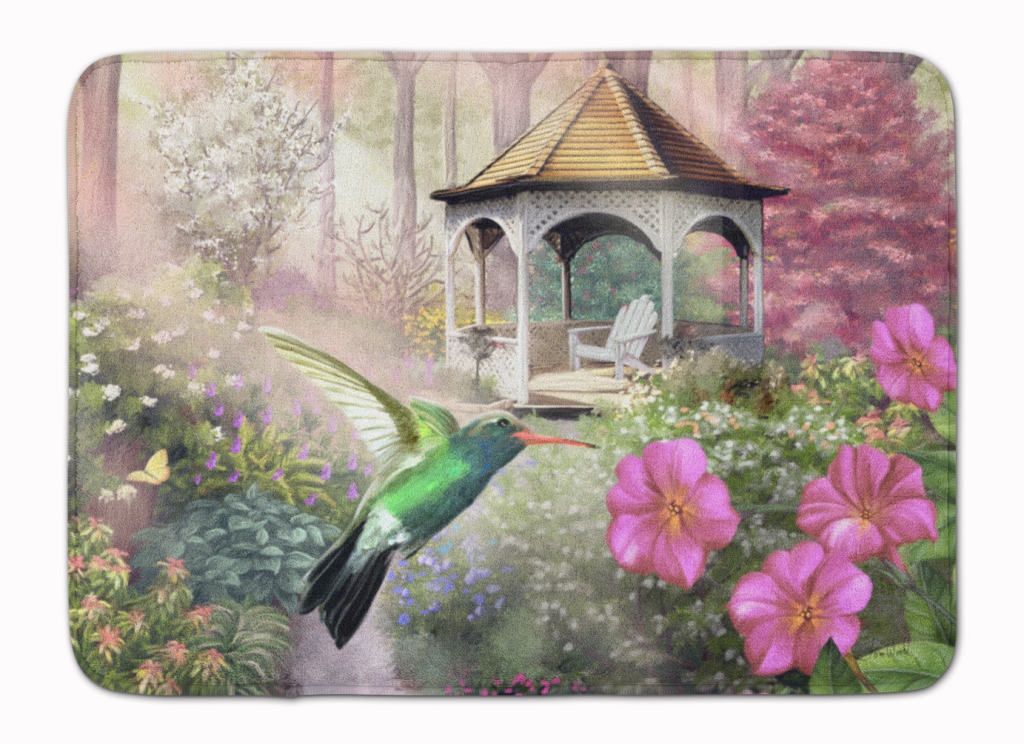 Garden Gazebo Hummingbird Machine Washable Memory Foam Mat