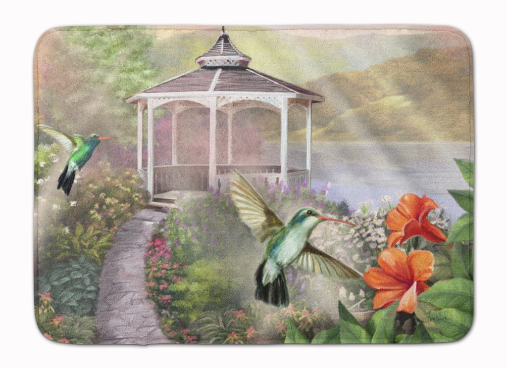 Garden Gazebo Hummingbird Duo Machine Washable Memory Foam Mat