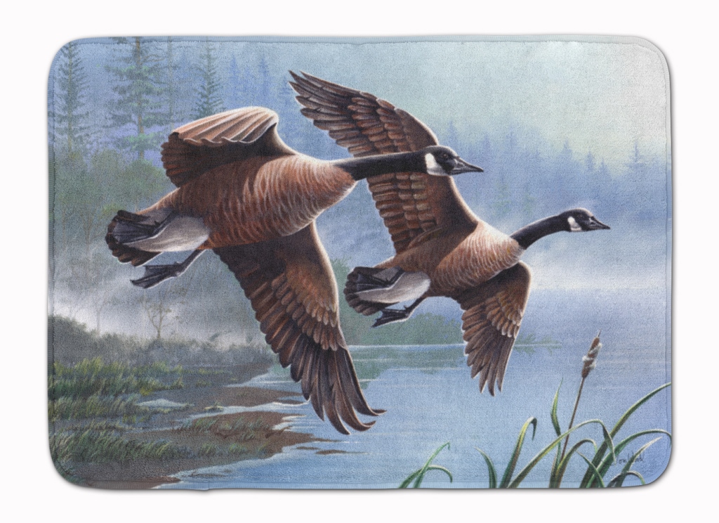 Geese on the Wing Machine Washable Memory Foam Mat