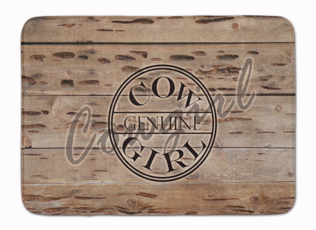 Genuine Cow Girl Branded Machine Washable Memory Foam Mat