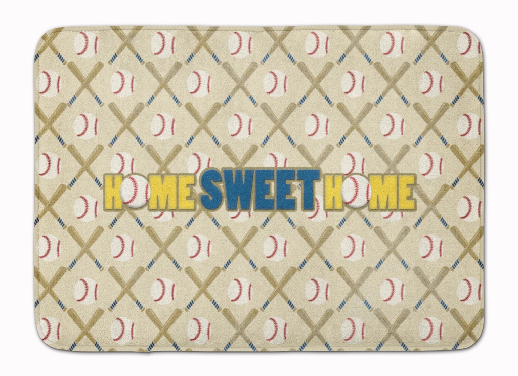 SB3076RUG Home Sweet Home Machine Washable Memory Foam Mat