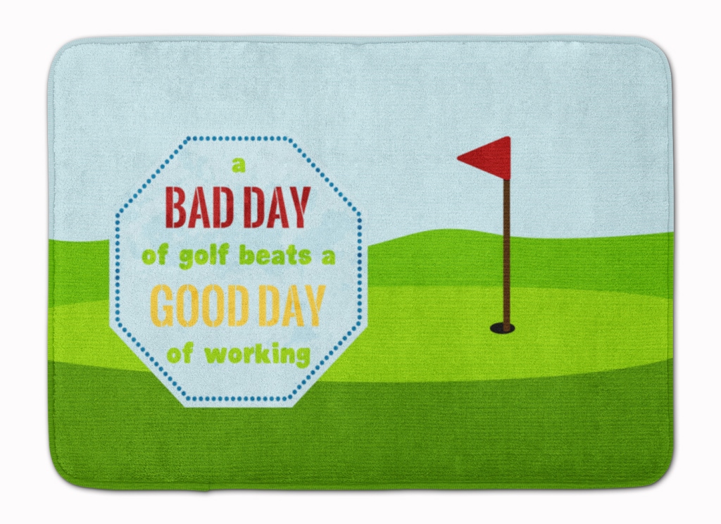 A Bad Day at Golf Machine Washable Memory Foam Mat