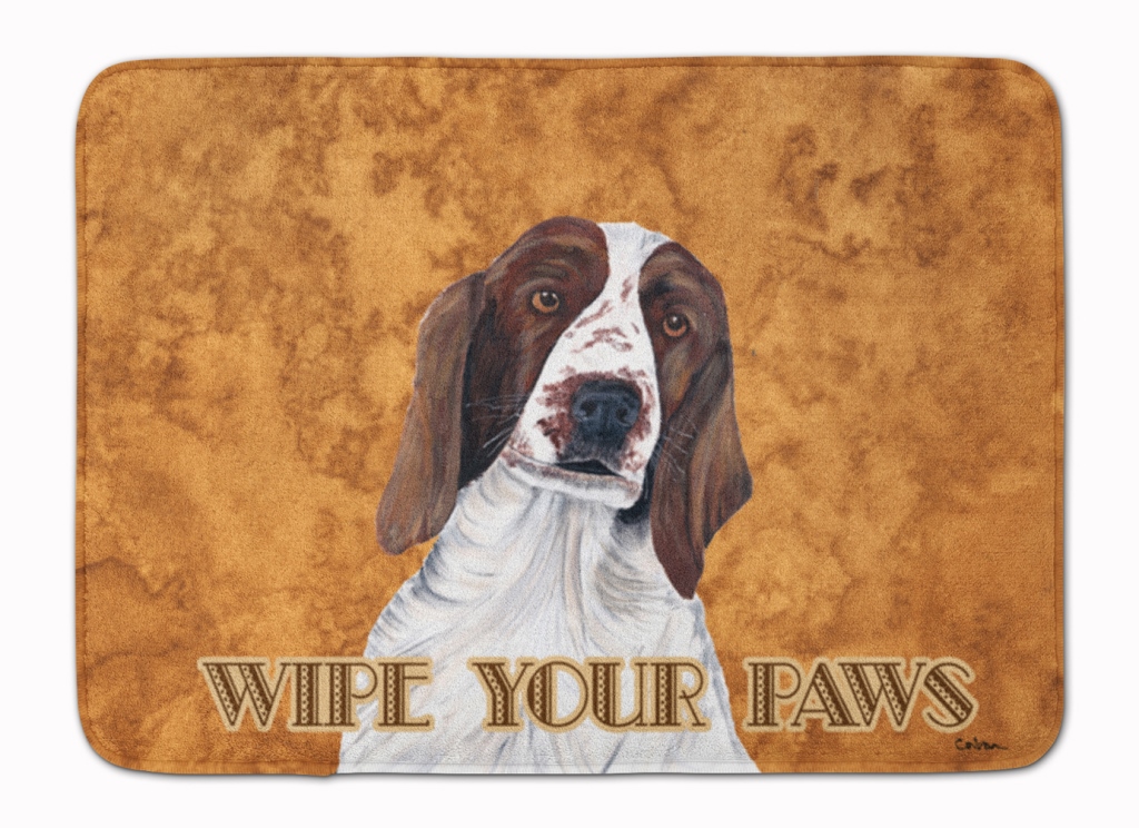 SC9131RUG Springer Spaniel Wipe Your Paws Machine Washable Memory Foam Mat