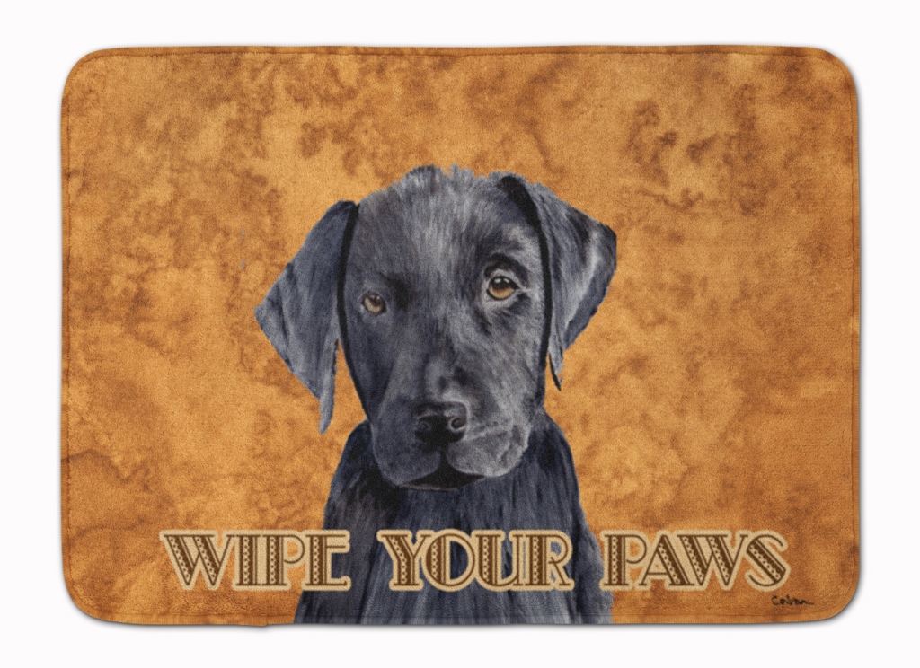 SC9136RUG Labrador Wipe Your Paws Machine Washable Memory Foam Mat